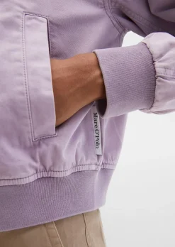 Twill-Blouson regular garment-dyed aus reiner Bio-Baumwolle