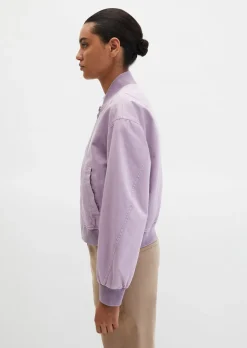 Twill-Blouson regular garment-dyed aus reiner Bio-Baumwolle