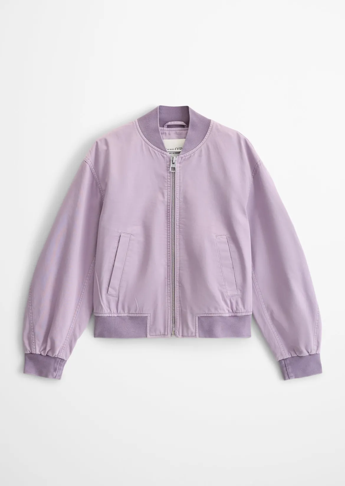 Twill-Blouson regular garment-dyed aus reiner Bio-Baumwolle