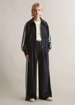 Twill-Blouson relaxed cropped mit LENZING™ ECOVERO™