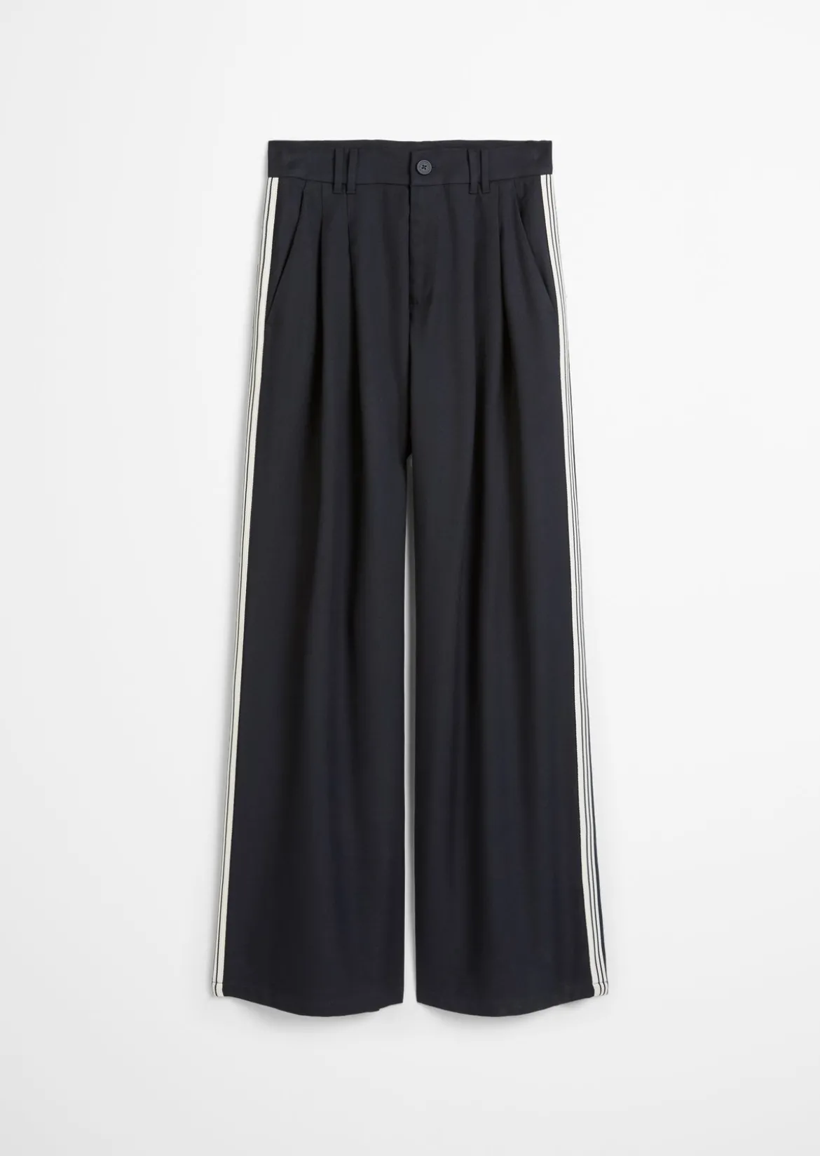 Twill-Bundfaltenhose relaxed mit LENZING™ ECOVERO™