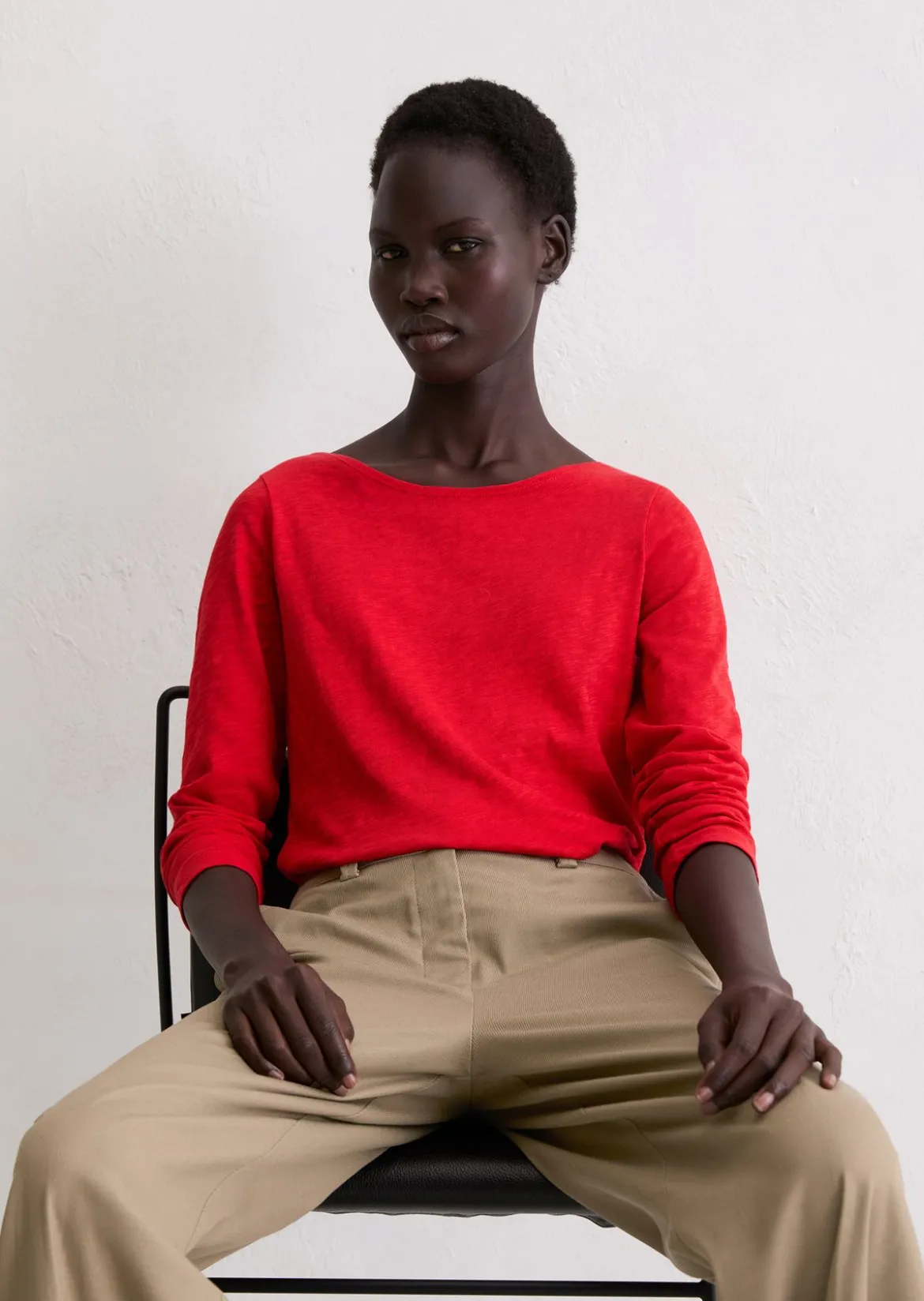U-Boot-Longsleeve regular aus Organic Cotton-Qualität