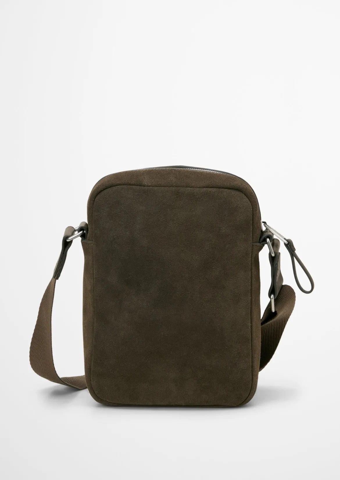 Umhängetasche medium aus hochwertigem Veloursleder