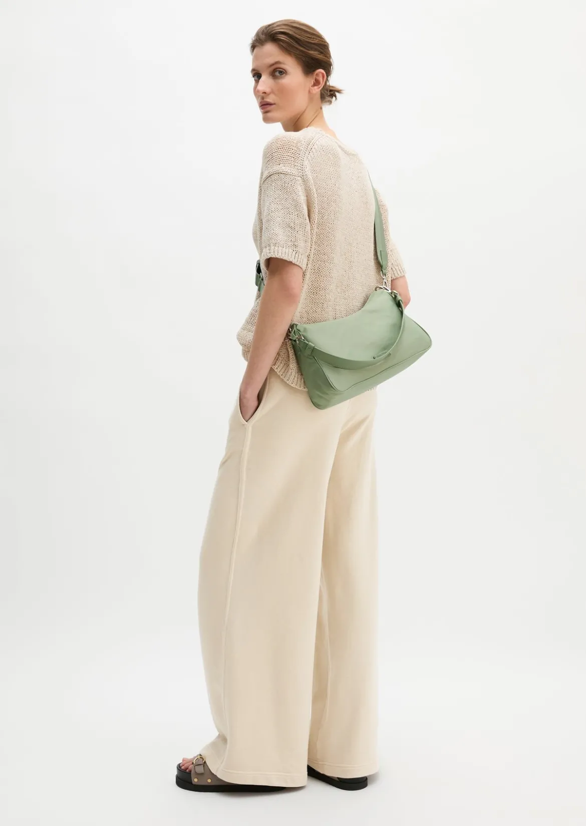 Umhängetasche medium aus recyceltem Material