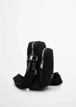 Umhängetasche medium aus recyceltem Polyester
