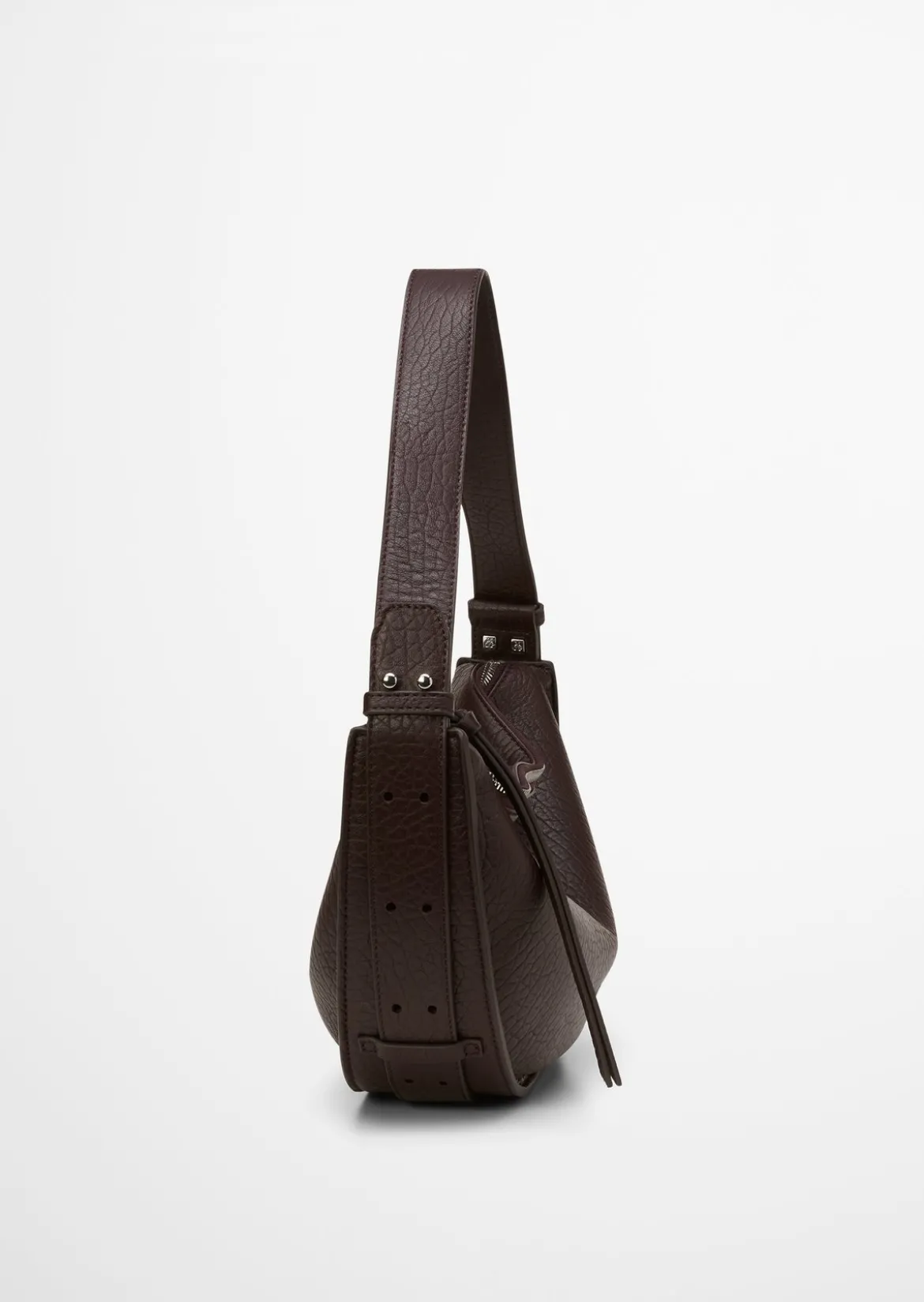 Umhängetasche medium im Slouchy-Shape mit festem Boden