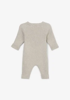UNISEX-BABYS Strickoverall aus reinem Organic Cotton