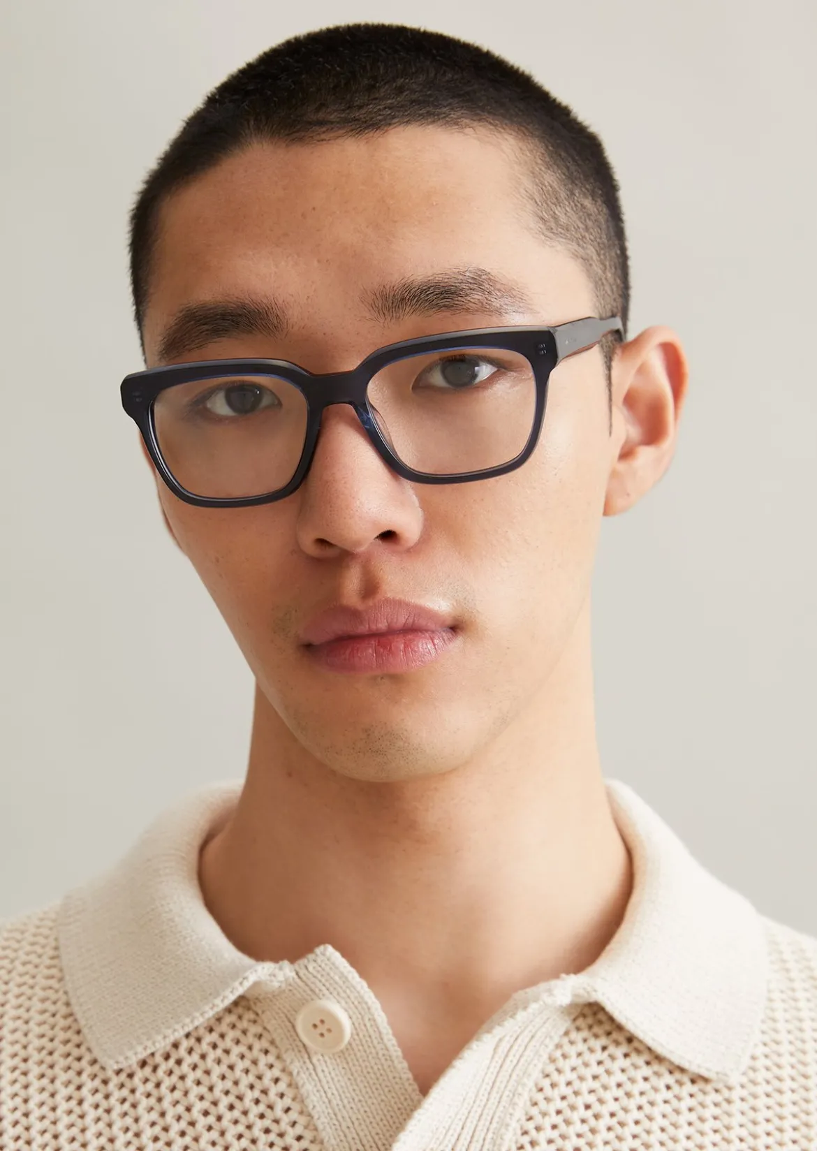 Unisex-Brille aus leichtem Bio-Acetat