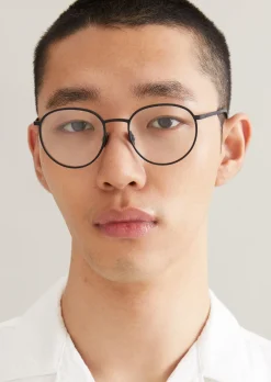 Unisex-Brille aus leichtem Titan