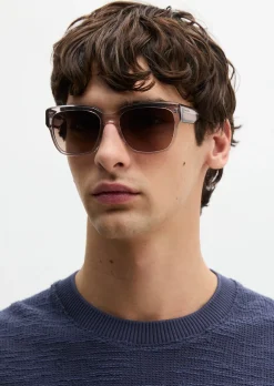 Unisex-Sonnenbrille aus hochwertigem Bio-Azetat