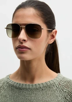 Unisex-Sonnenbrille aus leichtem Metall