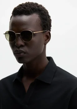 Unisex-Sonnenbrille aus leichtem Metall