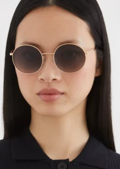 Unisex-Sonnenbrille aus leichtem Metall
