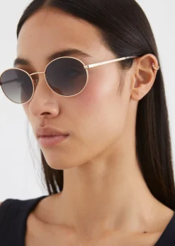 Unisex-Sonnenbrille aus leichtem Metall