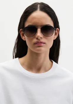 Unisex-Sonnenbrille im Aviator-Stil