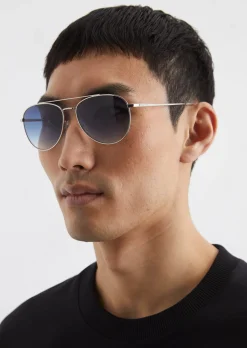 Unisex-Sonnenbrille im Aviator-Stil