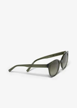 Unisex-Sonnenbrille im Panto-Stil