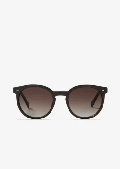 Unisex-Sonnenbrille im Panto-Stil