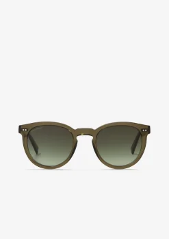 Unisex-Sonnenbrille im Panto-Stil