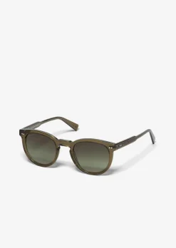 Unisex-Sonnenbrille im Panto-Stil