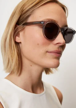 Unisex-Sonnenbrille im Panto-Stil