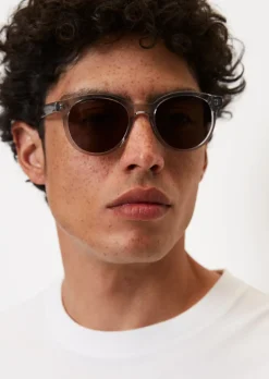 Unisex-Sonnenbrille im Panto-Stil