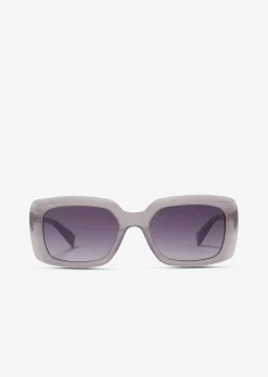 Unisex-Sonnenbrille mit breitem Bio-Acetat-Rahmen