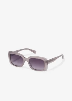 Unisex-Sonnenbrille mit breitem Bio-Acetat-Rahmen