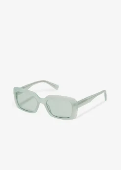 Unisex-Sonnenbrille mit breitem Bio-Acetat-Rahmen