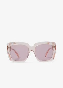Unisex-Sonnenbrille mit breitem Bio-Acetat-Rahmen