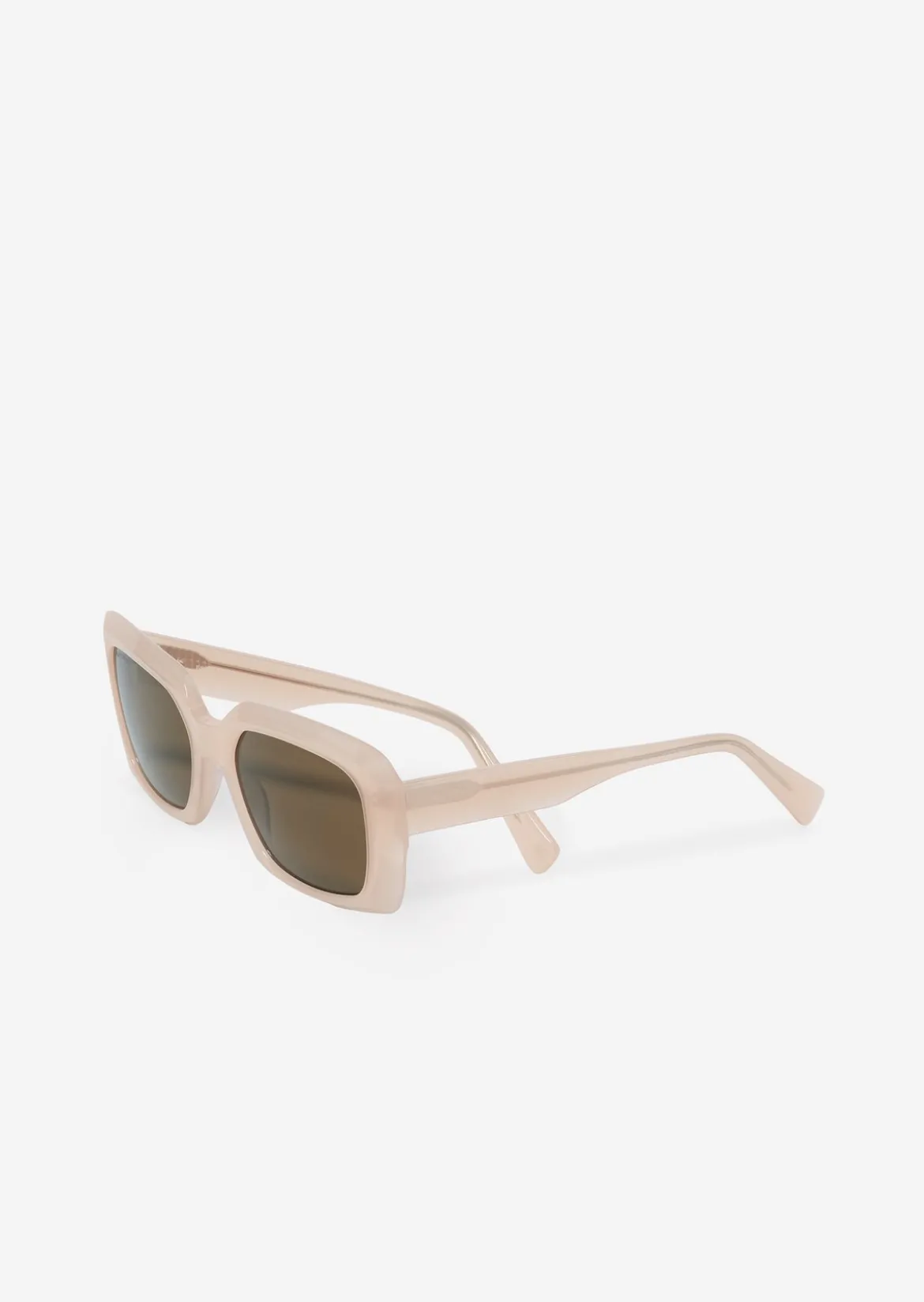 Unisex-Sonnenbrille mit breitem Bio-Acetat-Rahmen