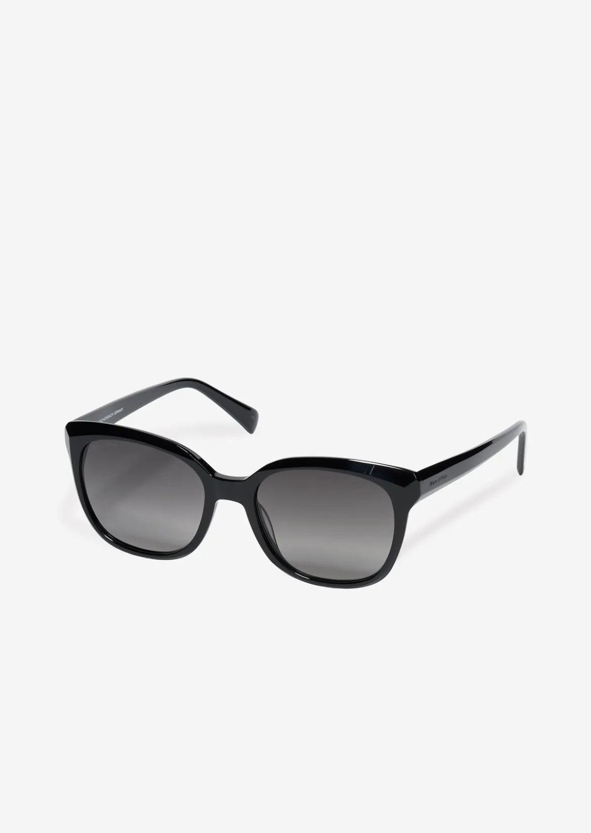 Unisex-Sonnenbrille mit breitem Bio-Acetat-Rahmen