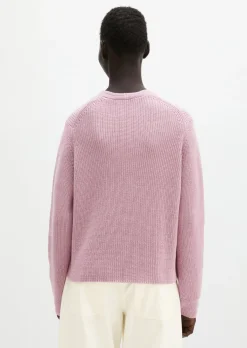 V-Neck-Cardigan relaxed aus Heavy-Weight-Organic-Cotton