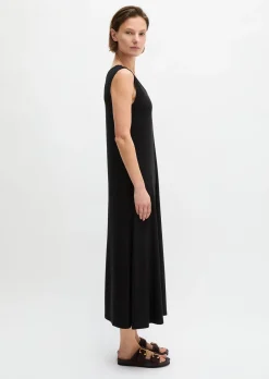 V-Neck-Jerseykleid shaped aus LENZING™ ECOVERO™