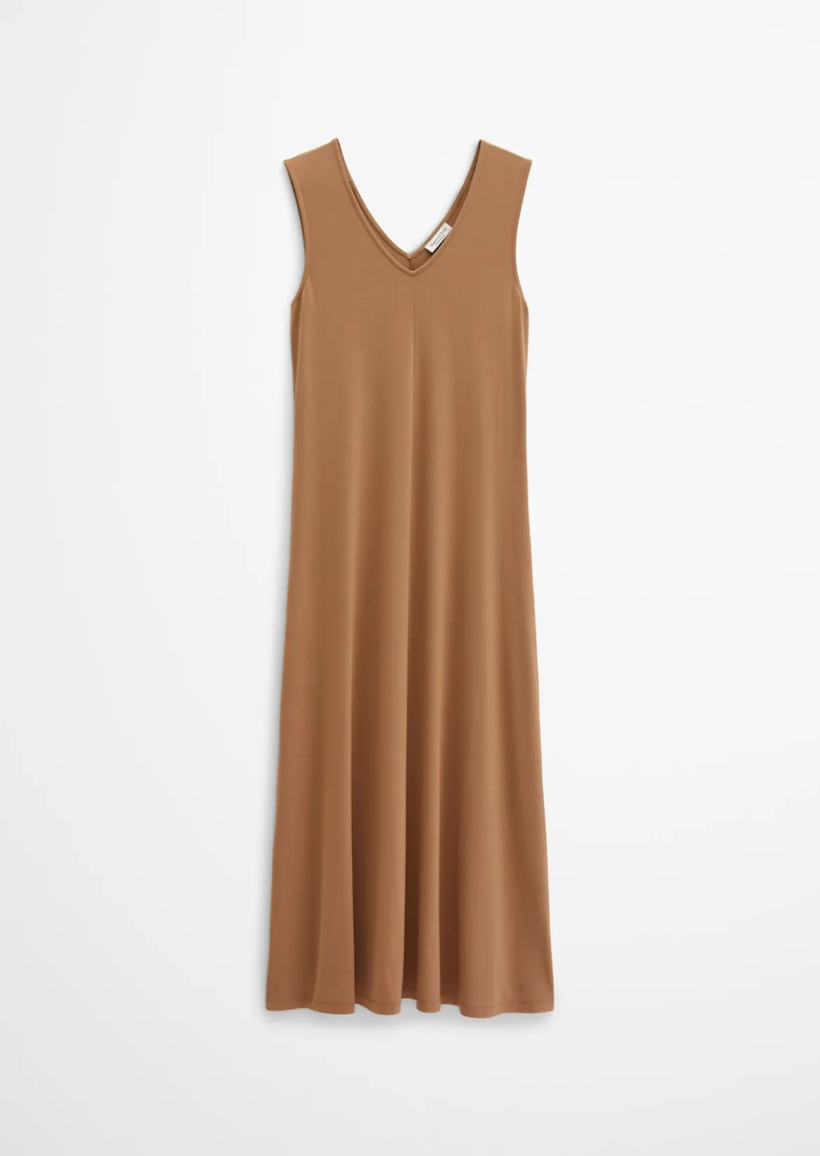 V-Neck-Jerseykleid shaped aus LENZING™ ECOVERO™