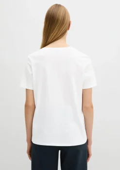 V-Neck-T-Shirt regular aus Organic Cotton