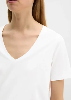 V-Neck-T-Shirt regular aus Organic Cotton