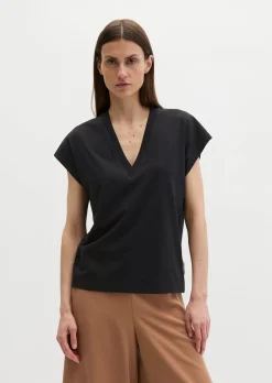 V-Neck-T-Shirt relaxed mit TENCEL™ Modal
