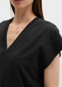 V-Neck-T-Shirt relaxed mit TENCEL™ Modal