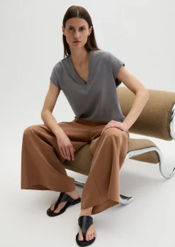 V-Neck-T-Shirt relaxed mit TENCEL™ Modal