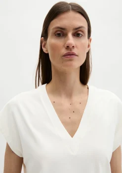 V-Neck-T-Shirt relaxed mit TENCEL™ Modal