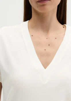 V-Neck-T-Shirt relaxed mit TENCEL™ Modal