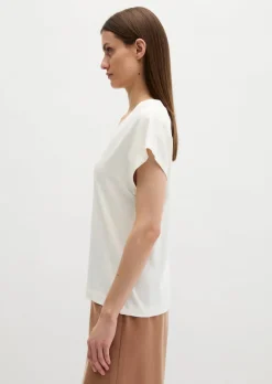 V-Neck-T-Shirt relaxed mit TENCEL™ Modal