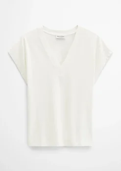 V-Neck-T-Shirt relaxed mit TENCEL™ Modal