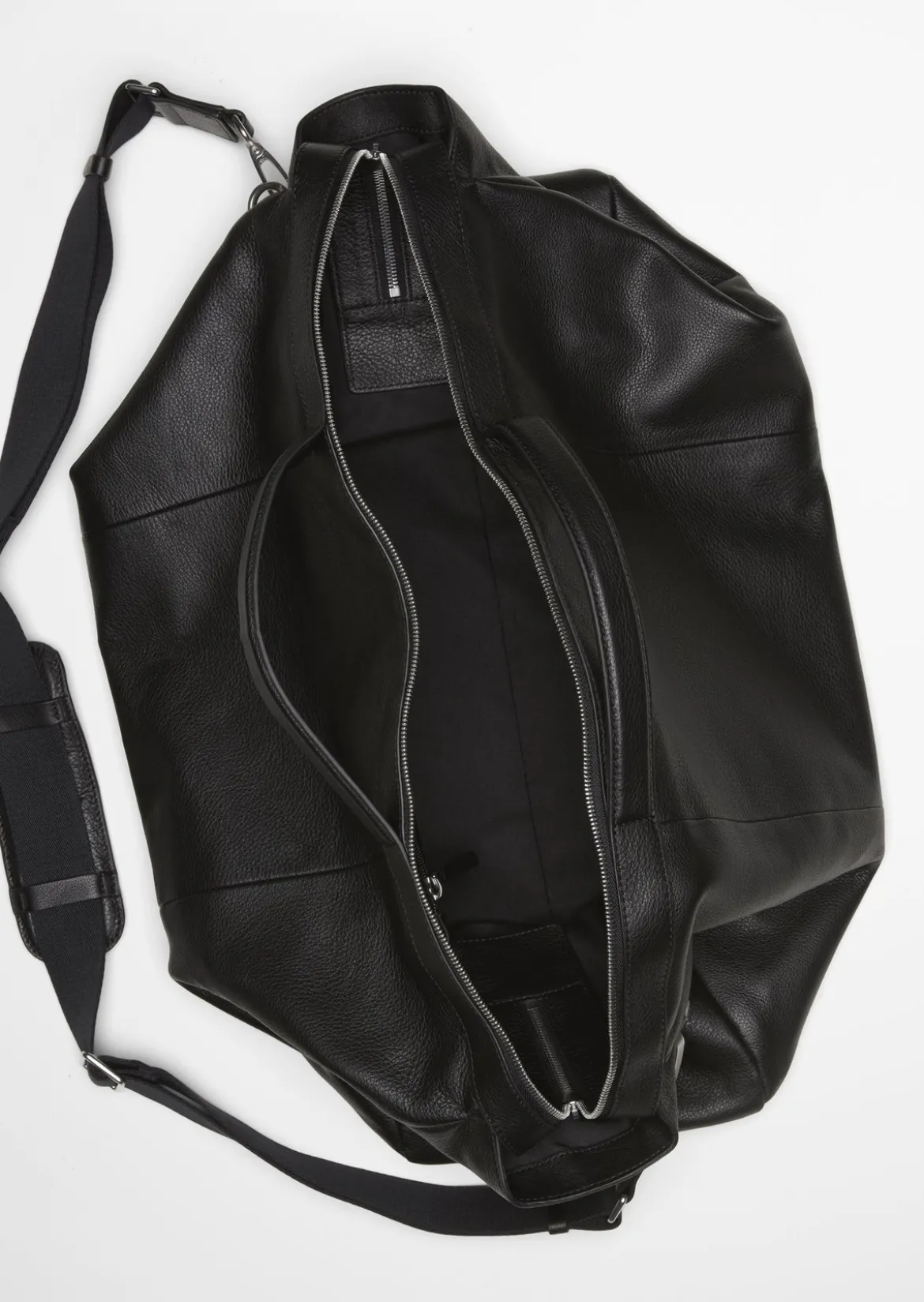 Weekender medium aus edlem Rindleder
