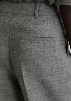 Weite Anzughose aus italienischem Woll-Twill