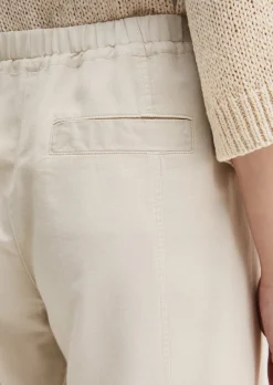 Weite Hose aus Bio-Baumwolle-TENCEL™ Lyocell-Leinen-Mix