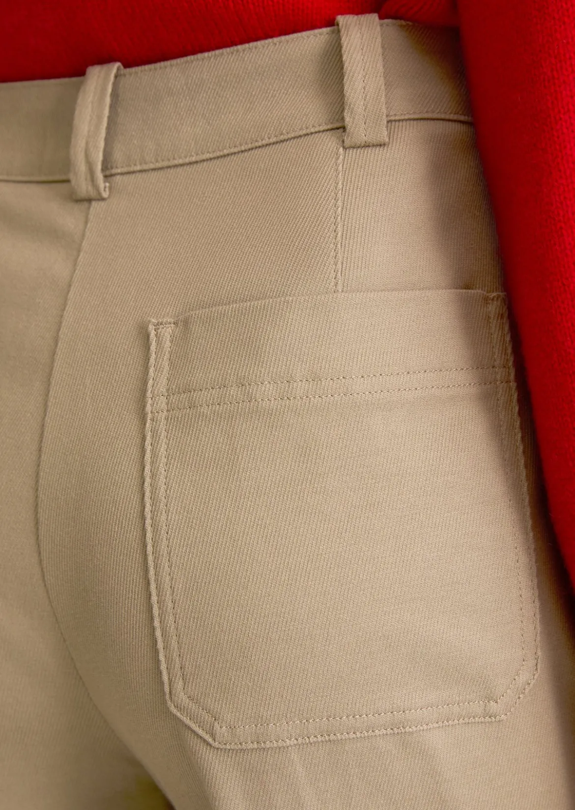 Wide Leg Pants long aus Organic Cotton-Lyocell-Mix