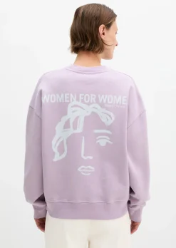 Woman's Day T-Sweatshirt loose aus reiner Bio-Baumwolle