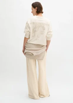 Woman's Day T-Sweatshirt loose aus reiner Bio-Baumwolle